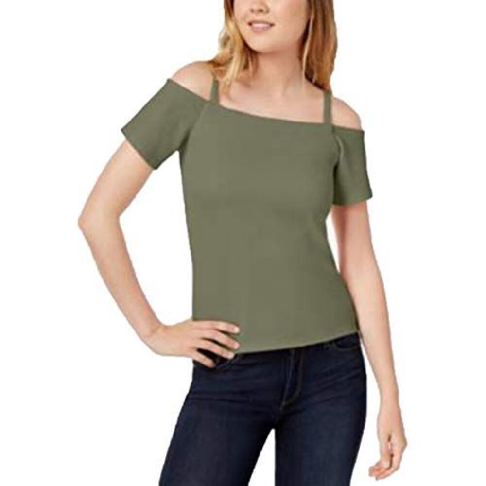 BAR III Cold-Shoulder Top